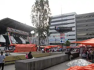 One entrance to Metro Pino Suarez