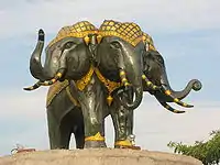 Erawan statue in Chiang Mai, Thailand