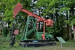 A pumpjack at the German Oil Museum