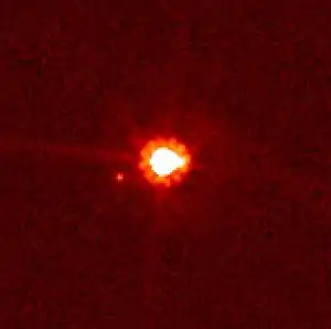 NASA image of Eris and Dysnomia