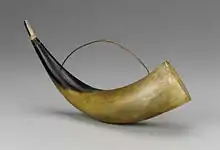 Erkencho, musical instrument made from a horn