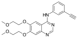 Erlotinib, an anti-tumor agent.