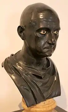 Isis priest (formerly identified as Scipio Africanus), bronze bust, mid 1st century BC