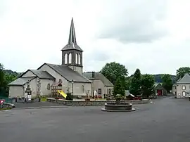 The church in Espinchal