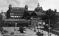 View from the south after 1932 after the underpass had been widened