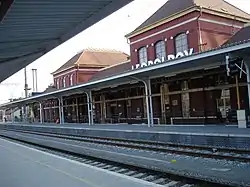 Train station in Leopoldov