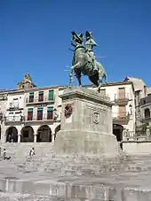 Francisco Pizarro statue