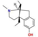 Chemical structure of etazocine.