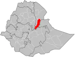 Gabi Rasu location in Ethiopia