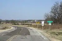 Entrance sign to Trempealeau County in the Town of Ettrick