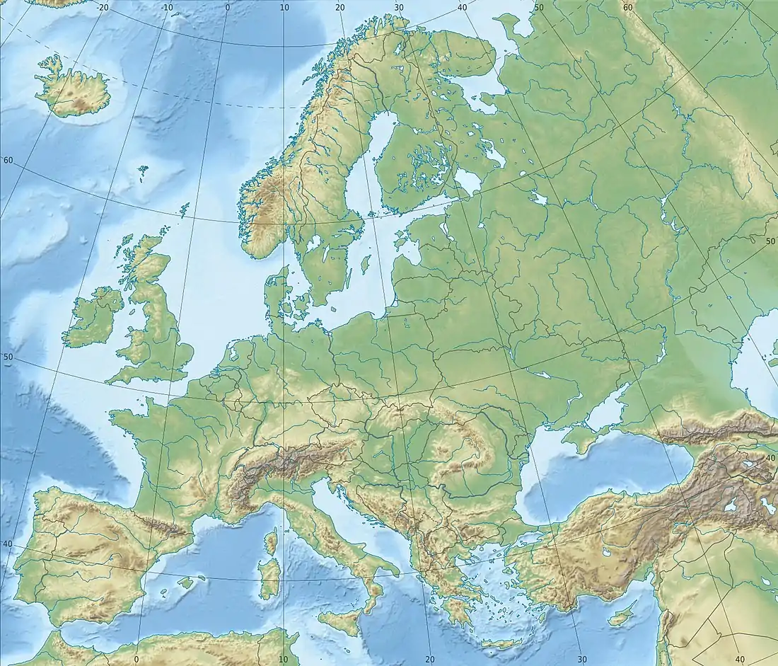 Mont Blanc is located in Europe