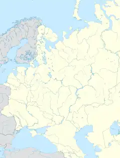 A-A line is located in the European Soviet Union