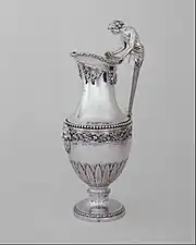 French Neoclassical ewer; 1784–1785; height: 32.9 cm; Metropolitan Museum of Art