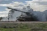 M109A5 self-propelled howitzer of the Mechanized Brigade