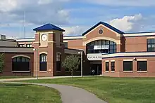 The Entrance of Exeter High School