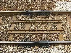 An expansion joint on the Cornish Main Line, England