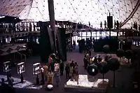 Interior view, West Germany Pavilion, Expo 67, Montreal, Canada