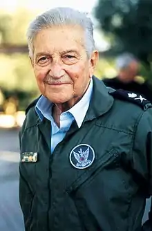 Ezer Weizman (1924–2005), commander of Ramat David, the IAF and president of Israel