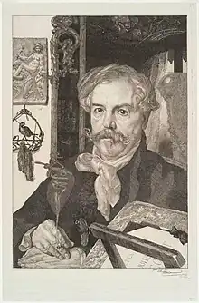 Portrait ofEdmond de Goncourt, 1882