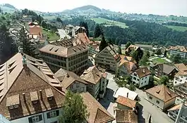 View of Trogen from the church