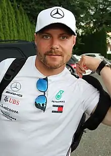 portrait of Valtteri Bottas