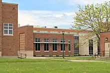 Photograph of the Media Center, Frontier High School