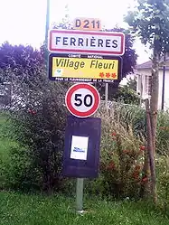 The entrance to Ferrières