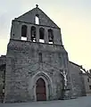 Front of the Romanesque church