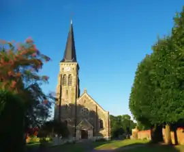 The church in Coullemelle