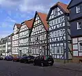 Half-timbered houses