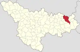 Location in Timiș County