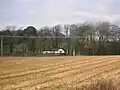 The lodge house and gates at Fairlie House.