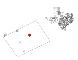 Location of Marlin, Texas