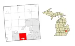 Location within Oakland County