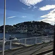 Houses overlooking the fjord