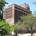 Farwell Building, looking through Capitol Park