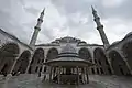 Fatih Mosque courtyard