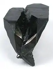 Twinned Ferberite, Tazna Mine, Atocha-Quechisla District, Nor Chichas Province, Potosí Department, Bolivia. 4.8 × 4.0 × 3.6 cm.