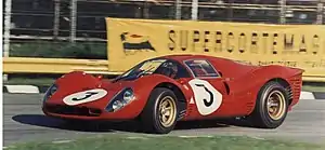 Ferrari 330 P4 s/n 0856 at 1000km Monza, 1967