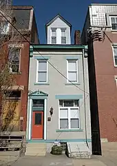 Ferris House (the former home of George Washington Gale Ferris Jr.), likely built in the mid-to-late 19th century, at 1318 Arch Street.