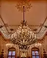 Chandelier in the Festetics Palace