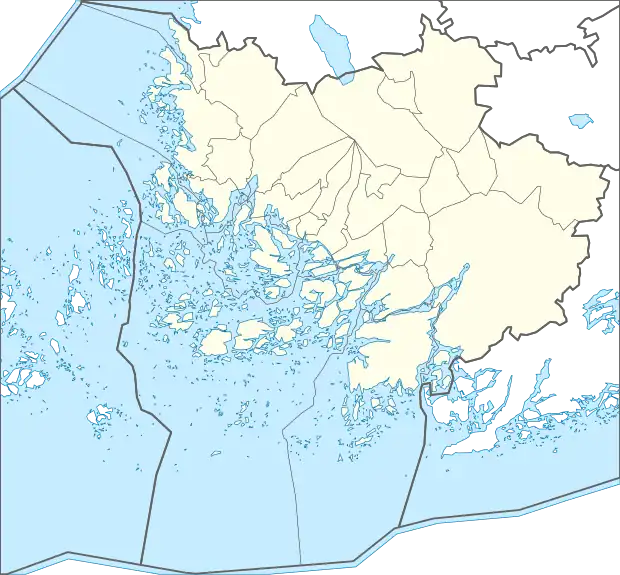 Cities and municipalities of Southwest Finland.