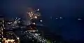 Fire works and ships in the background on Navy Day 2014