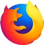 Logo used from Firefox 57 to Firefox 69