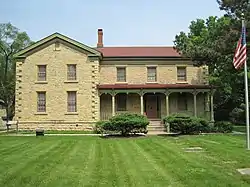 Fitzpatrick House (1842), on the grounds of Lewis University