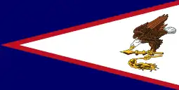 Flag of American Samoa (unincorporated unorganized territory)