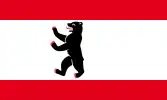 Flag of Berlin, from 1948 to 1990, adopted flag of West Berlin