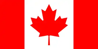 Flag used on fin starting in 1965 and used by Air Command/current RCAF