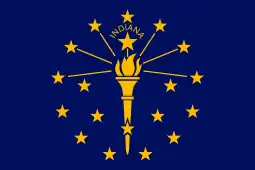 Flag of Indiana