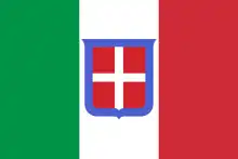 Flag of Kingdom of Sardinia (1848–1861)